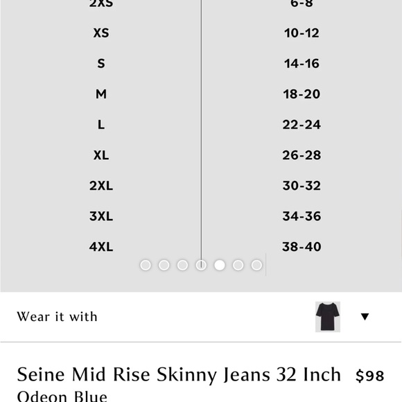 Universal Standard Mid Rise Skinny Jeans - Picture 5 of 5